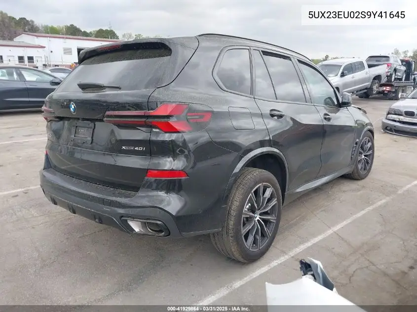 2025 BMW X5 xDrive40I VIN: 5UX23EU02S9Y41645 Lot: 41929864