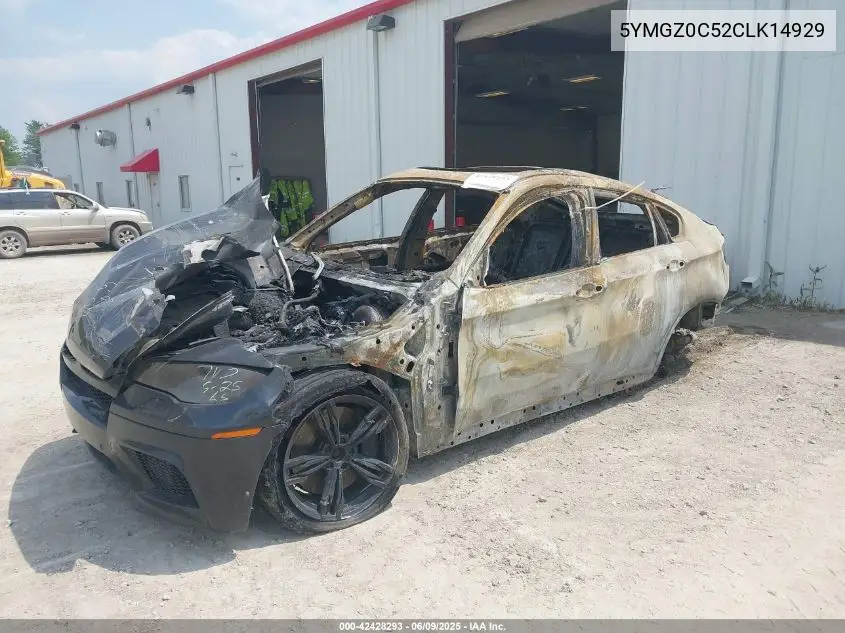 2012 BMW X6 M VIN: 5YMGZ0C52CLK14929 Lot: 42428293