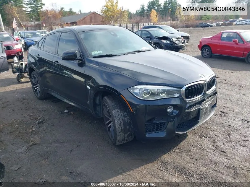 2016 BMW X6 M VIN: 5YMKW8C54G0R43846 Lot: 40675637