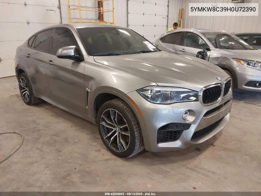 2017 BMW X6 M VIN: 5YMKW8C39H0U72390 Lot: 42202653