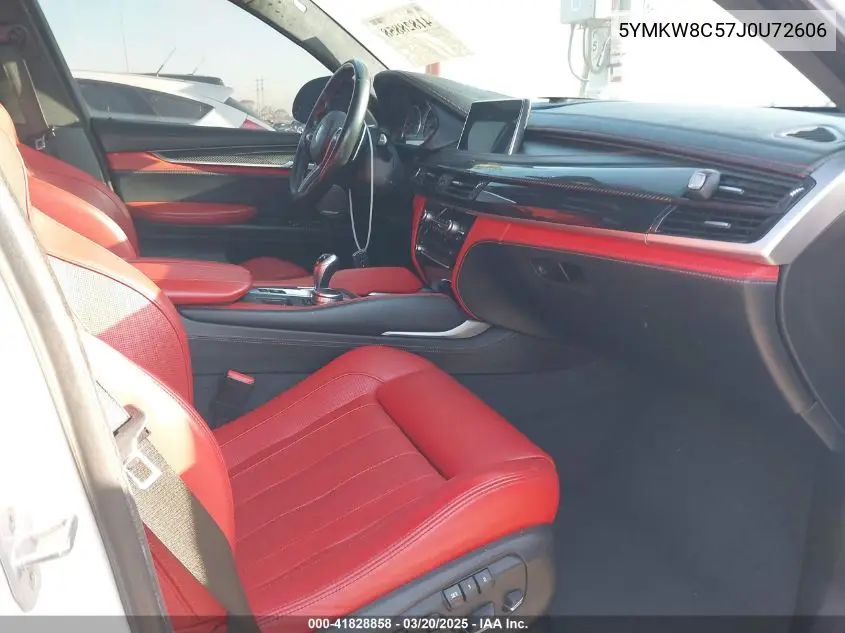2018 BMW X6 M VIN: 5YMKW8C57J0U72606 Lot: 41828858