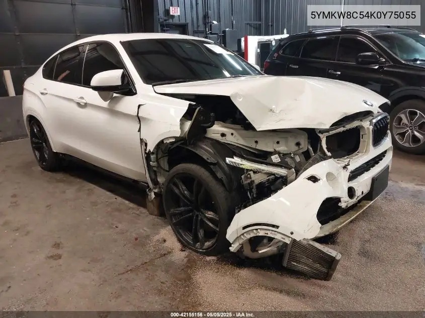 2019 BMW X6 M VIN: 5YMKW8C54K0Y75055 Lot: 42155156