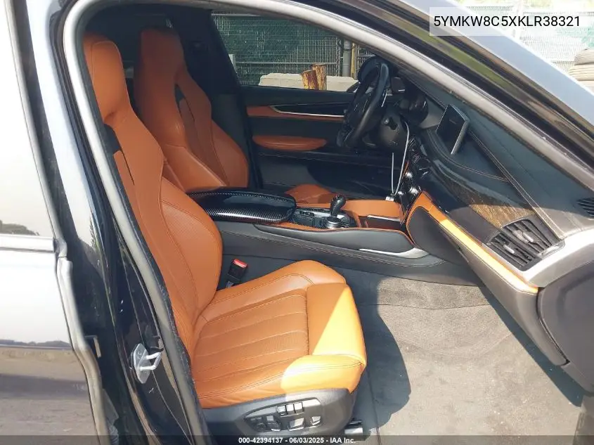 2019 BMW X6 M VIN: 5YMKW8C5XKLR38321 Lot: 42394137