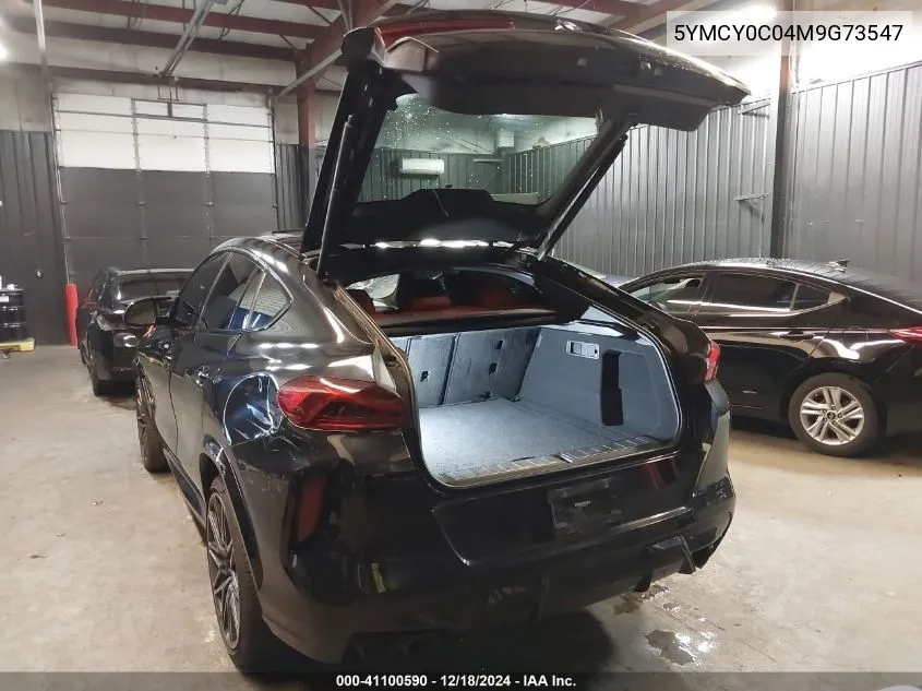 2021 BMW X6 M VIN: 5YMCY0C04M9G73547 Lot: 41100590