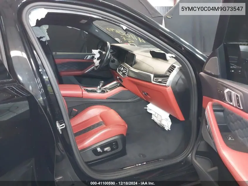 2021 BMW X6 M VIN: 5YMCY0C04M9G73547 Lot: 41100590