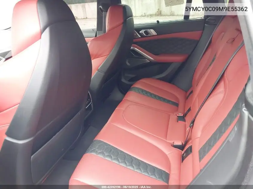 2021 BMW X6 M VIN: 5YMCY0C09M9E55362 Lot: 42392196