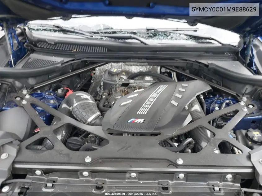 2021 BMW X6 M VIN: 5YMCY0C01M9E88629 Lot: 42469329