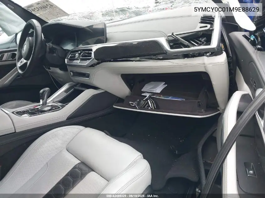 2021 BMW X6 M VIN: 5YMCY0C01M9E88629 Lot: 42469329