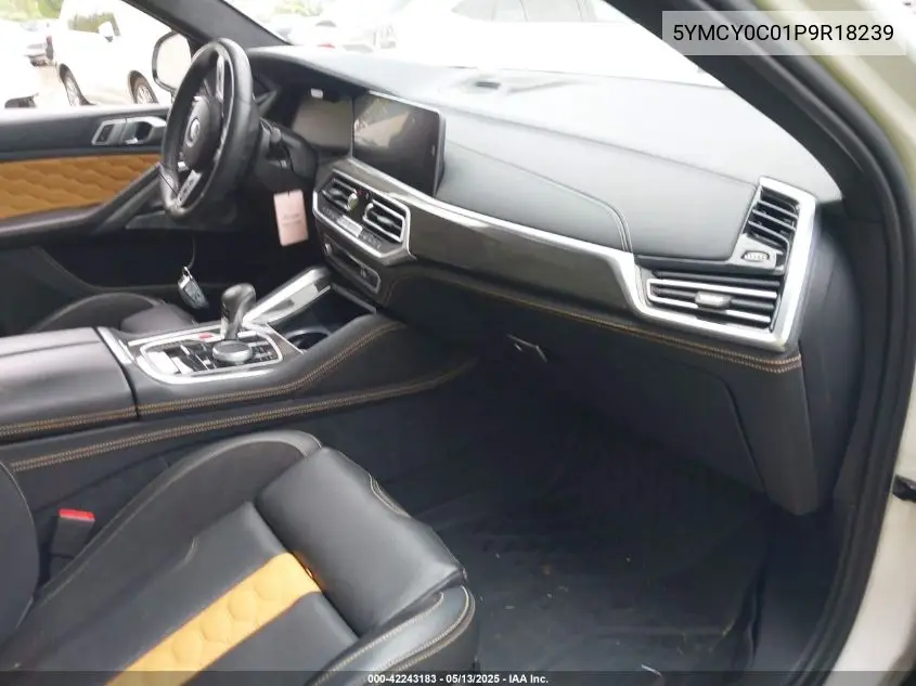 2023 BMW X6 M VIN: 5YMCY0C01P9R18239 Lot: 42243183