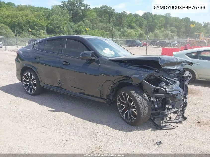 2023 BMW X6 M VIN: 5YMCY0C0XP9P76733 Lot: 42539692