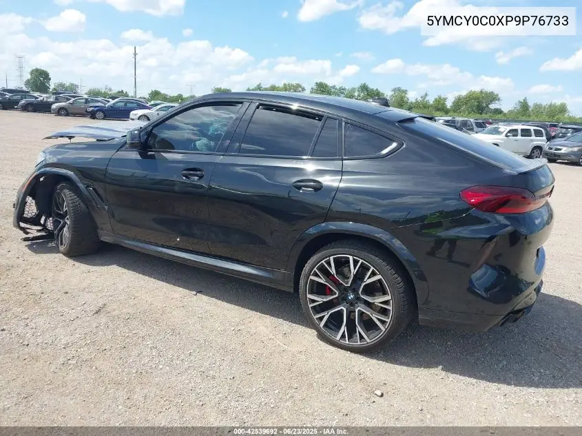 2023 BMW X6 M VIN: 5YMCY0C0XP9P76733 Lot: 42539692