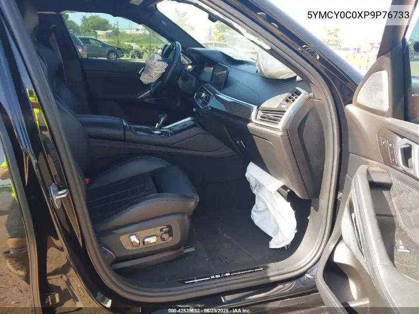 2023 BMW X6 M VIN: 5YMCY0C0XP9P76733 Lot: 42539692