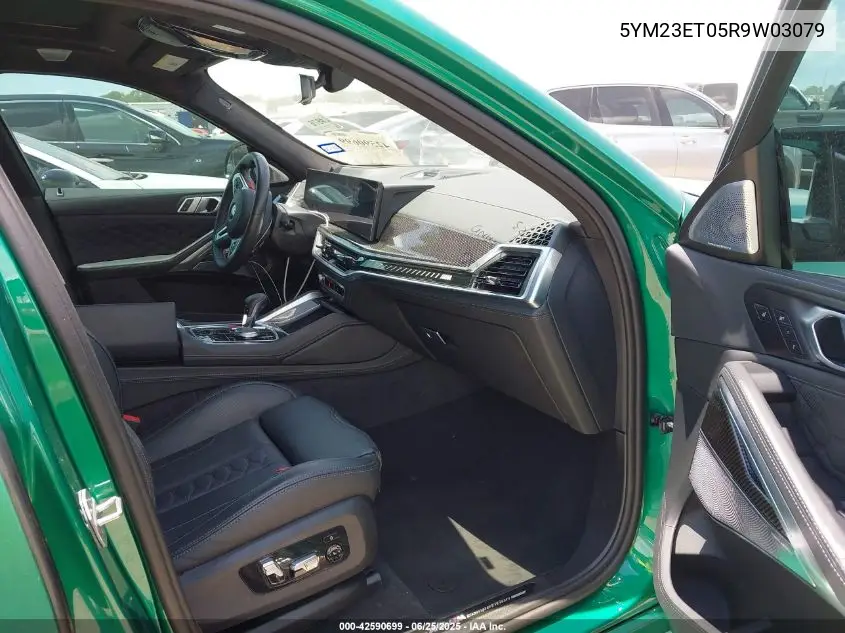 2024 BMW X6 M VIN: 5YM23ET05R9W03079 Lot: 42590699