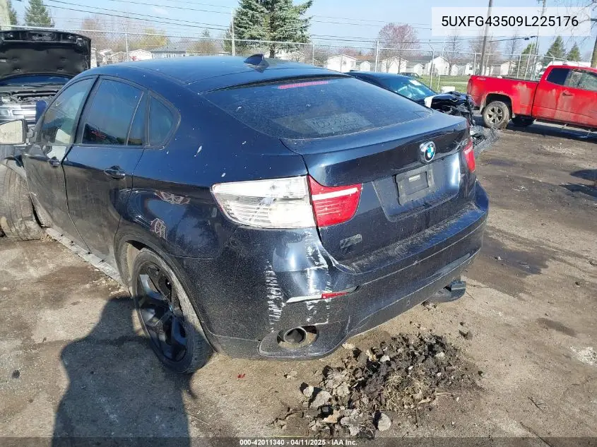 2009 BMW X6 xDrive35I VIN: 5UXFG43509L225176 Lot: 42011340