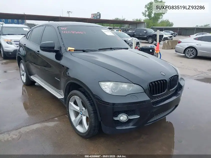 2009 BMW X6 xDrive50I VIN: 5UXFG83519LZ93286 Lot: 42086667
