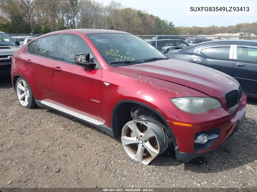 2009 BMW X6 xDrive50I VIN: 5UXFG83549LZ93413 Lot: 42111621