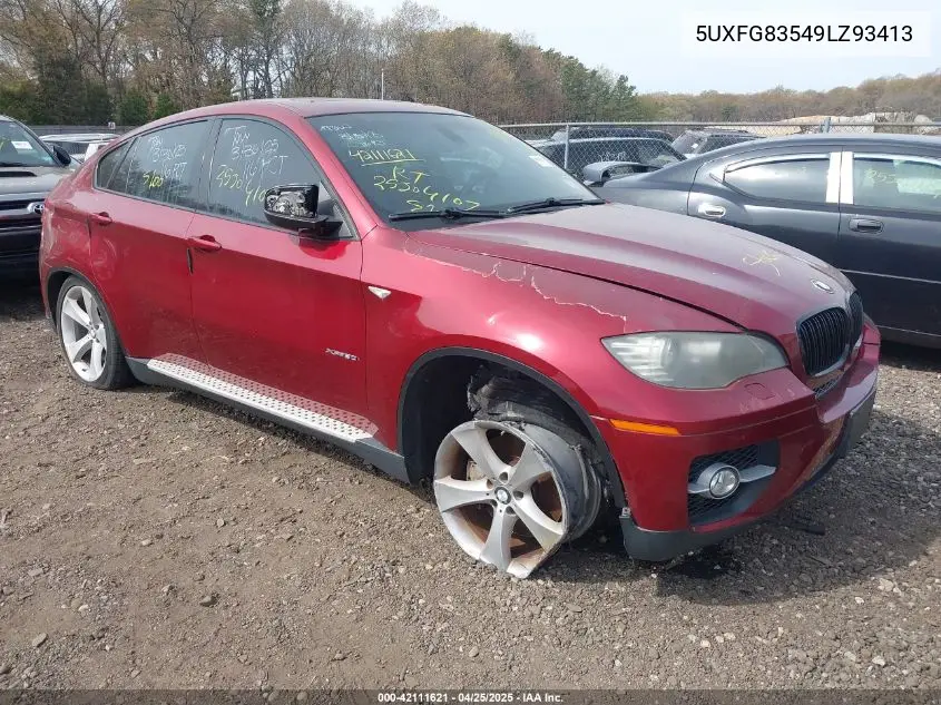 2009 BMW X6 xDrive50I VIN: 5UXFG83549LZ93413 Lot: 42111621