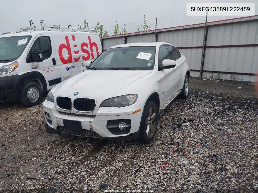 2009 BMW X6 xDrive35I VIN: 5UXFG43589L222459 Lot: 42153883