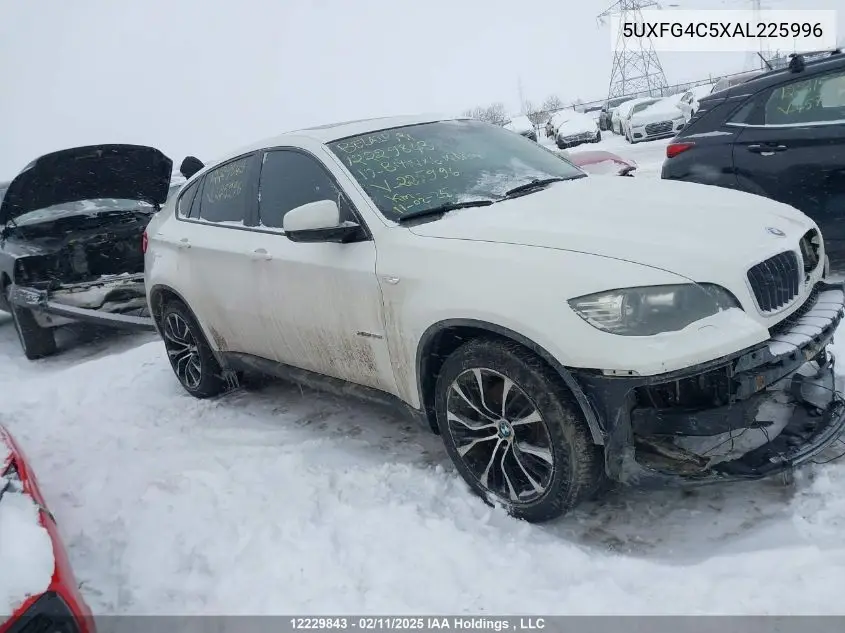 2010 BMW X6 xDrive35I VIN: 5UXFG4C5XAL225996 Lot: 12229843