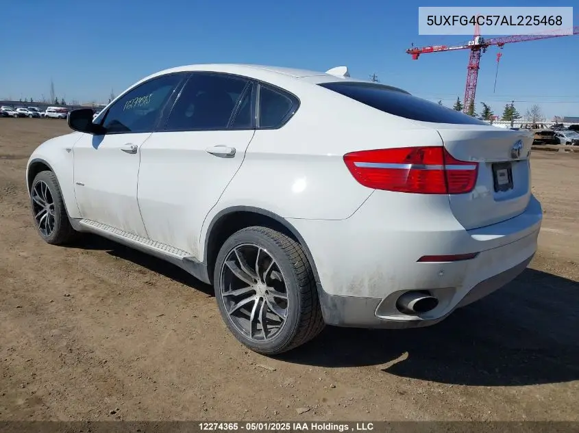 2010 BMW X6 xDrive35I VIN: 5UXFG4C57AL225468 Lot: 12274365