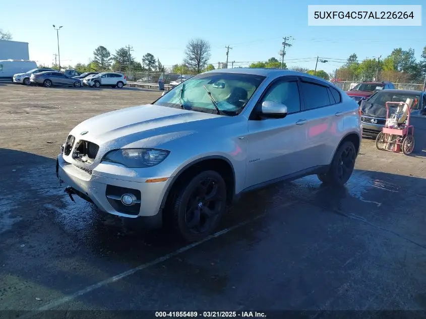 2010 BMW X6 xDrive35I VIN: 5UXFG4C57AL226264 Lot: 41855489