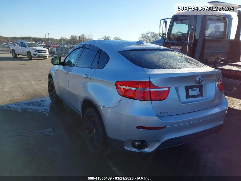 2010 BMW X6 xDrive35I VIN: 5UXFG4C57AL226264 Lot: 41855489