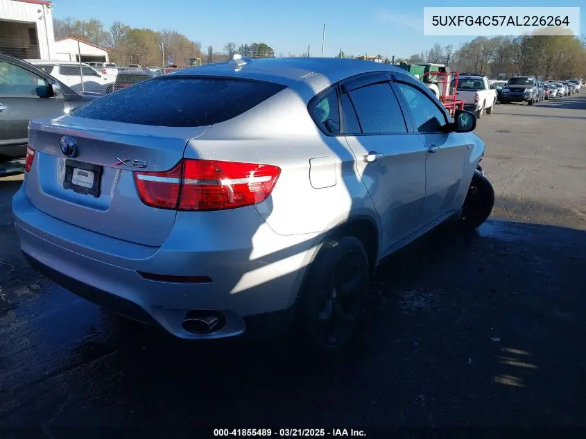 2010 BMW X6 xDrive35I VIN: 5UXFG4C57AL226264 Lot: 41855489