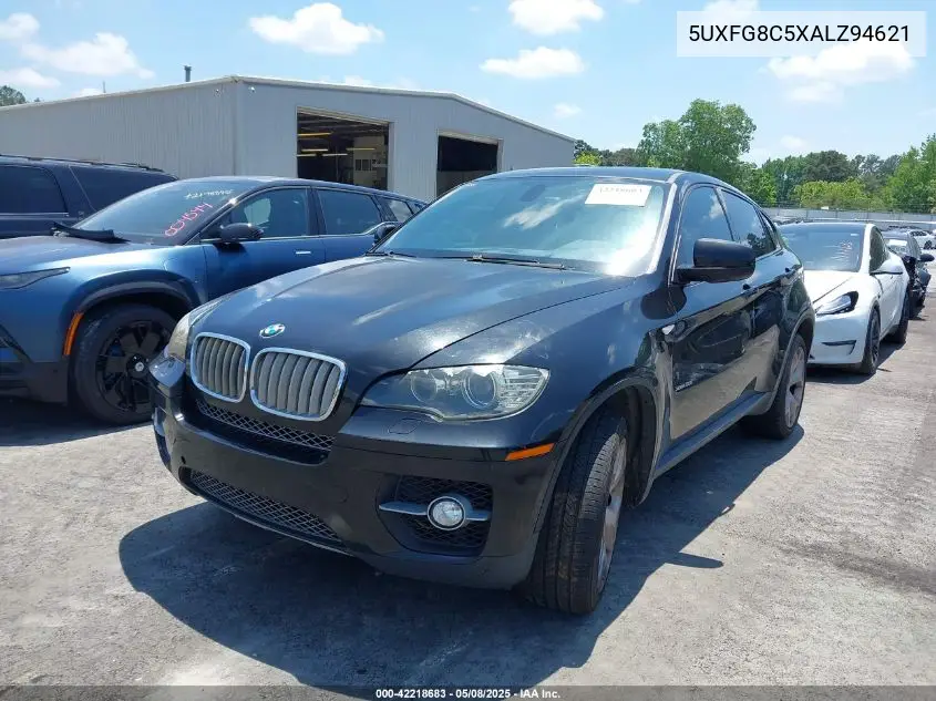 2010 BMW X6 xDrive50I VIN: 5UXFG8C5XALZ94621 Lot: 42218683