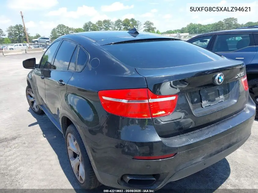 2010 BMW X6 xDrive50I VIN: 5UXFG8C5XALZ94621 Lot: 42218683
