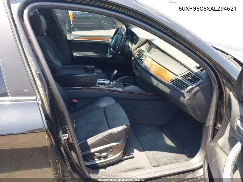 2010 BMW X6 xDrive50I VIN: 5UXFG8C5XALZ94621 Lot: 42218683