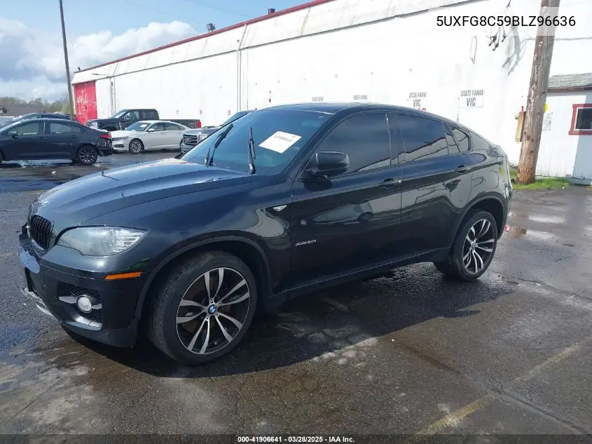 2011 BMW X6 xDrive50I VIN: 5UXFG8C59BLZ96636 Lot: 41906641