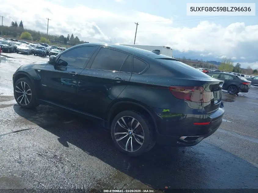 2011 BMW X6 xDrive50I VIN: 5UXFG8C59BLZ96636 Lot: 41906641