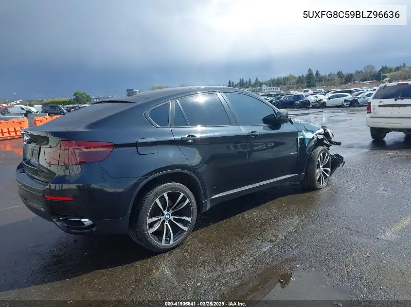 2011 BMW X6 xDrive50I VIN: 5UXFG8C59BLZ96636 Lot: 41906641