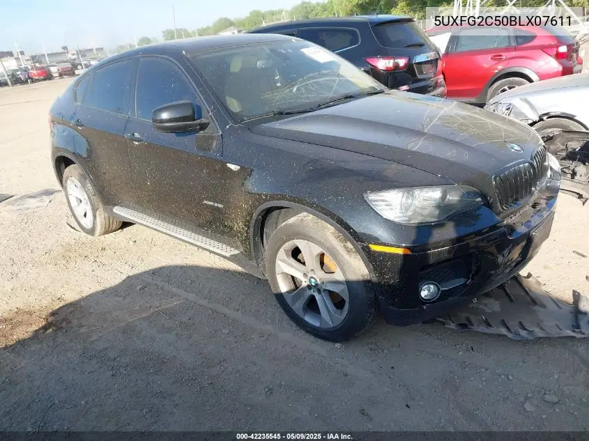 2011 BMW X6 xDrive35I VIN: 5UXFG2C50BLX07611 Lot: 42235545