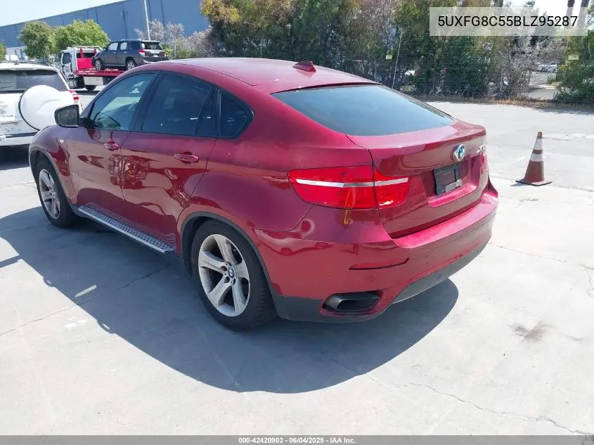 2011 BMW X6 xDrive50I VIN: 5UXFG8C55BLZ95287 Lot: 42420903