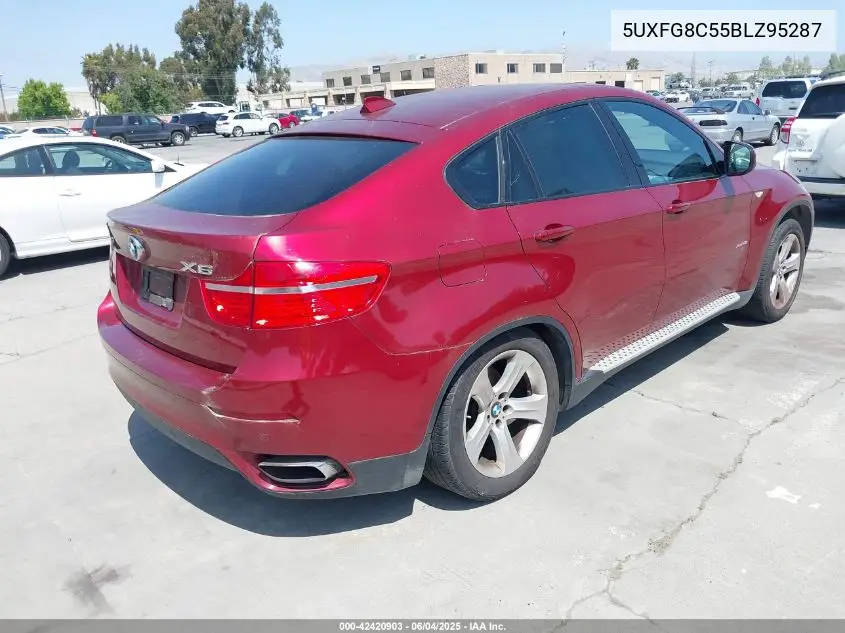 2011 BMW X6 xDrive50I VIN: 5UXFG8C55BLZ95287 Lot: 42420903