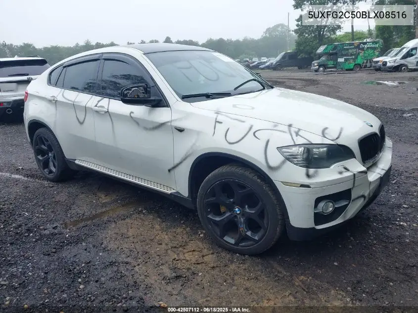 2011 BMW X6 xDrive35I VIN: 5UXFG2C50BLX08516 Lot: 42507112