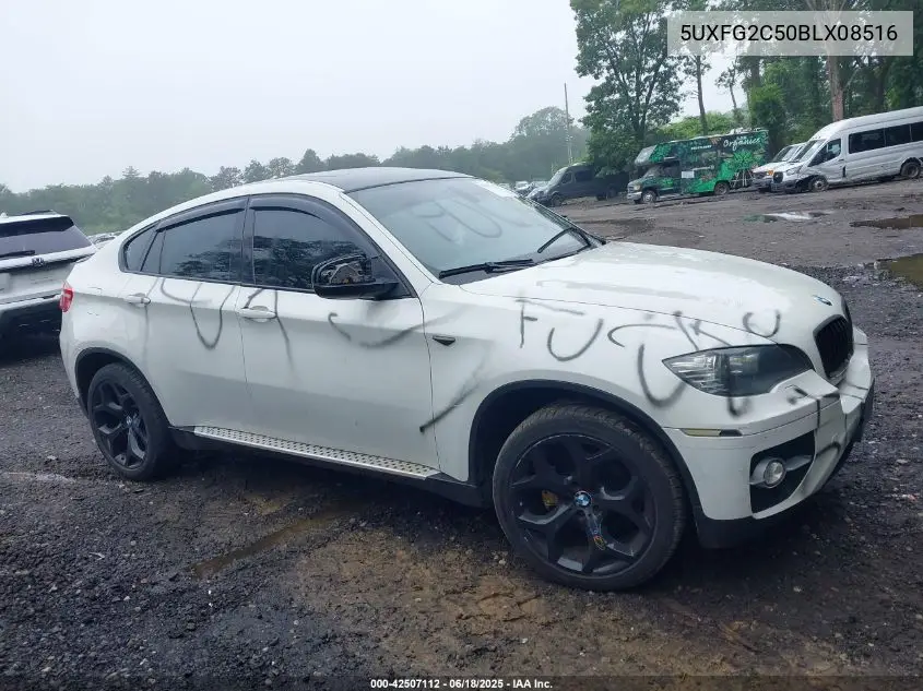 2011 BMW X6 xDrive35I VIN: 5UXFG2C50BLX08516 Lot: 42507112