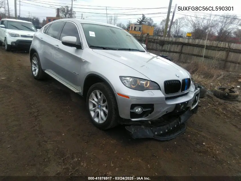 2012 BMW X6 xDrive50I VIN: 5UXFG8C56CL590301 Lot: 41876917