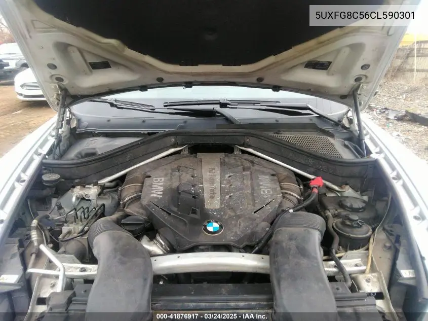 2012 BMW X6 xDrive50I VIN: 5UXFG8C56CL590301 Lot: 41876917