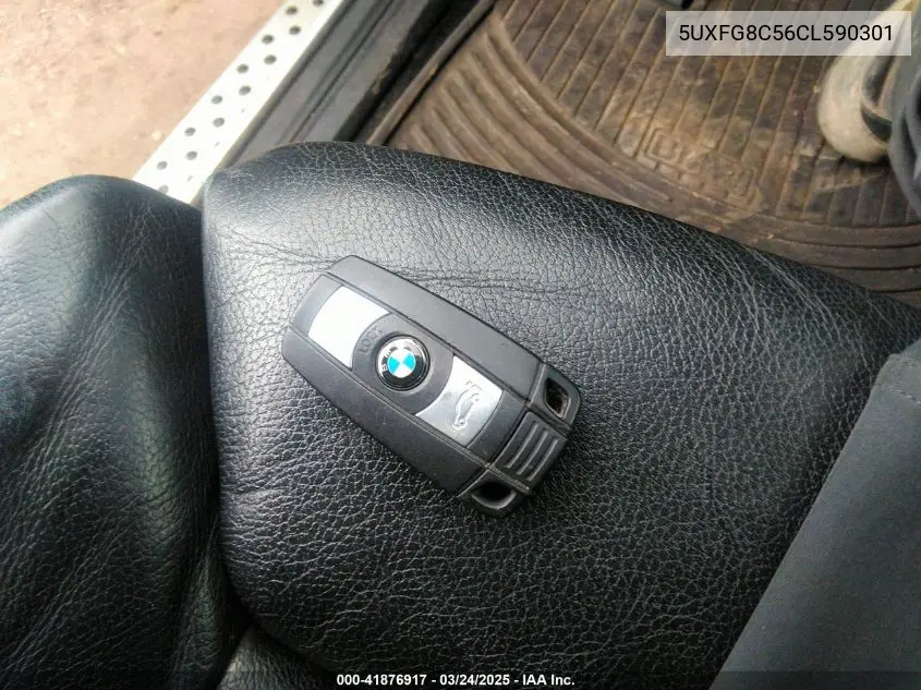 2012 BMW X6 xDrive50I VIN: 5UXFG8C56CL590301 Lot: 41876917
