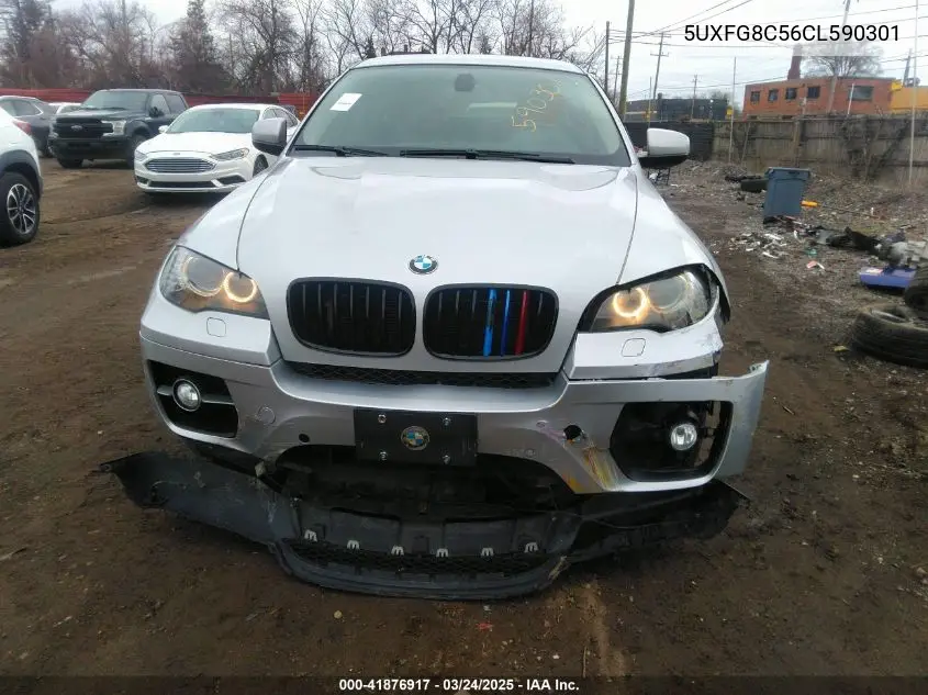 2012 BMW X6 xDrive50I VIN: 5UXFG8C56CL590301 Lot: 41876917