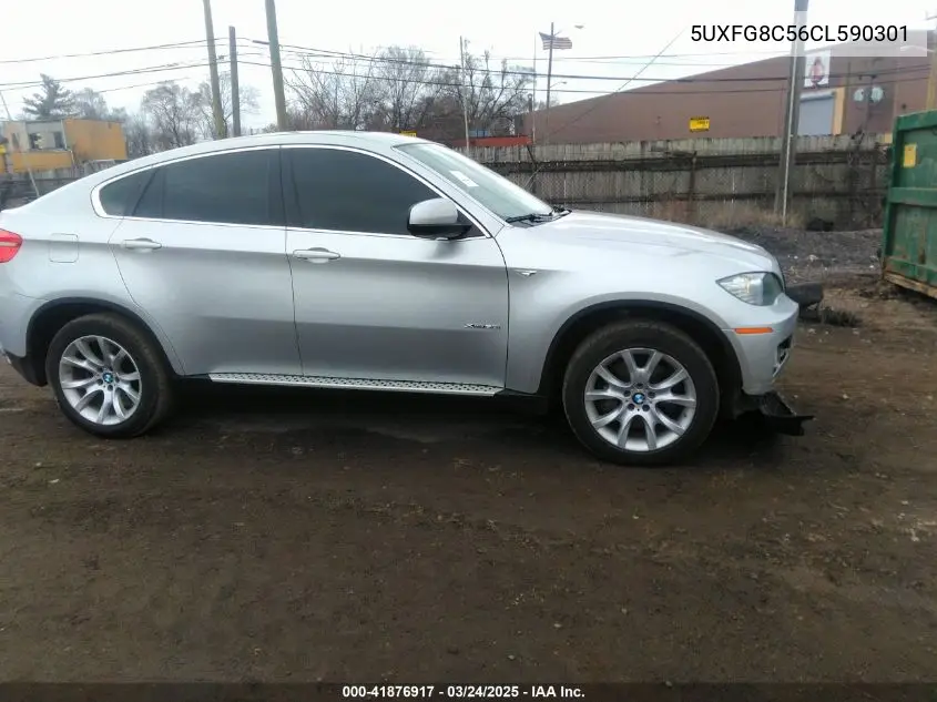 2012 BMW X6 xDrive50I VIN: 5UXFG8C56CL590301 Lot: 41876917