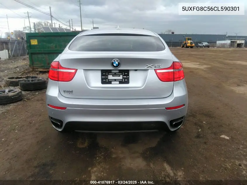 2012 BMW X6 xDrive50I VIN: 5UXFG8C56CL590301 Lot: 41876917