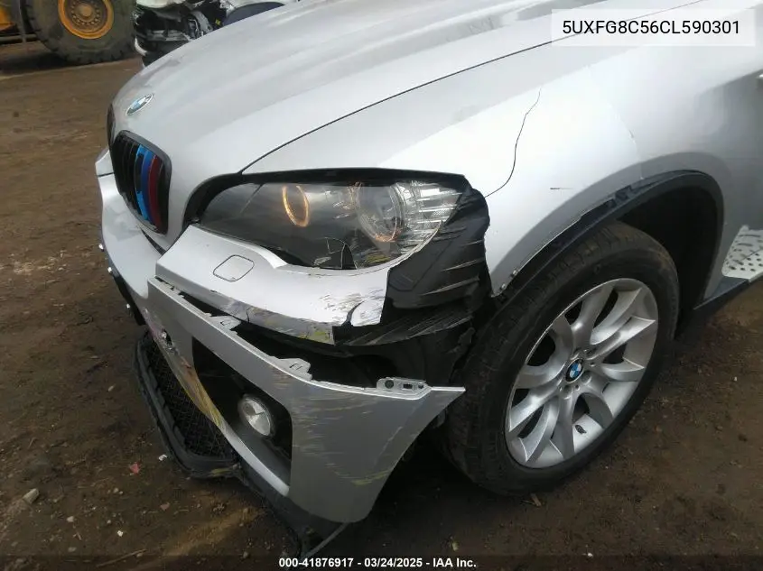 2012 BMW X6 xDrive50I VIN: 5UXFG8C56CL590301 Lot: 41876917