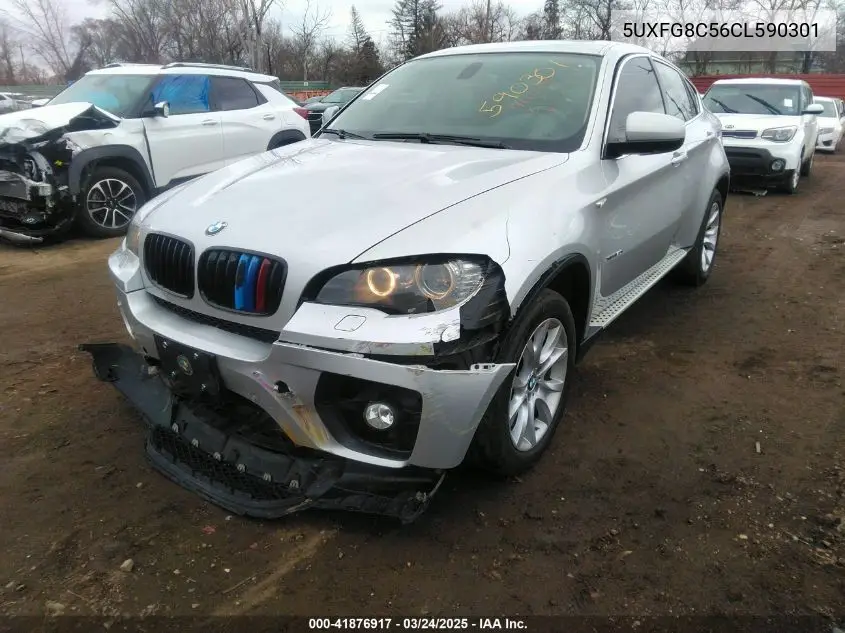 2012 BMW X6 xDrive50I VIN: 5UXFG8C56CL590301 Lot: 41876917
