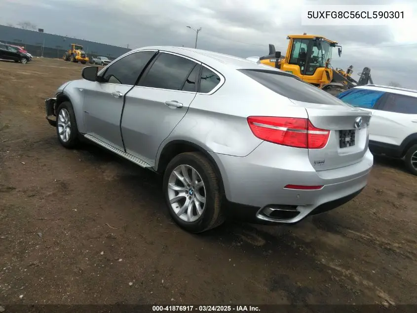 2012 BMW X6 xDrive50I VIN: 5UXFG8C56CL590301 Lot: 41876917