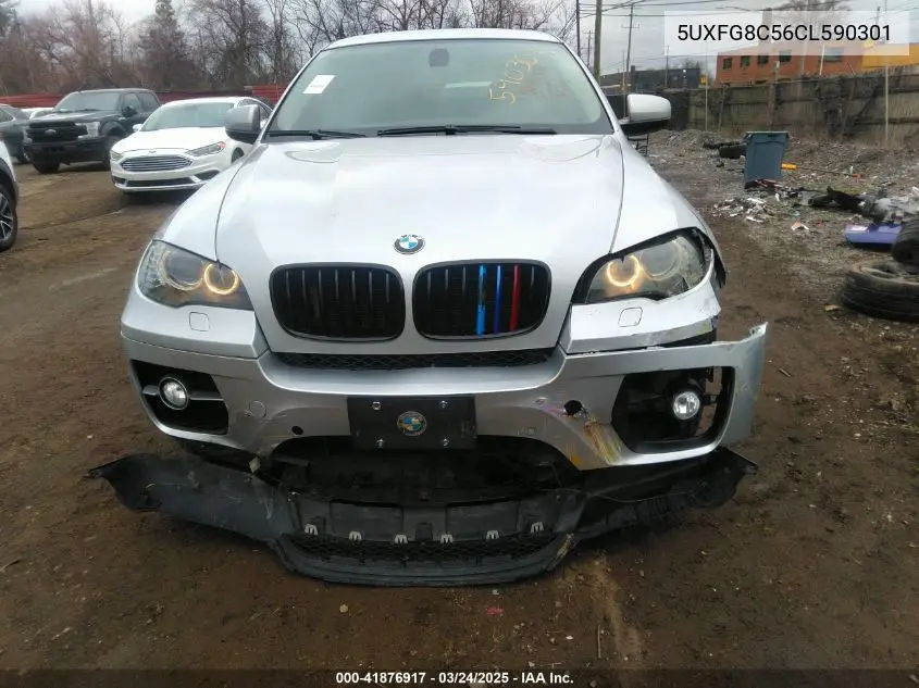 2012 BMW X6 xDrive50I VIN: 5UXFG8C56CL590301 Lot: 41876917