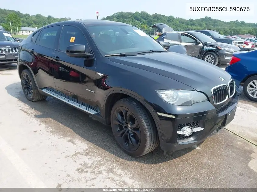2012 BMW X6 xDrive50I VIN: 5UXFG8C55CL590676 Lot: 42406795