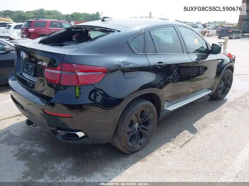 2012 BMW X6 xDrive50I VIN: 5UXFG8C55CL590676 Lot: 42406795